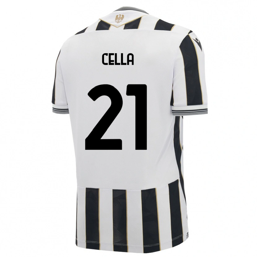 Danxen Women Leonardo Cella #21 Black White Pink Home Jersey 2026/27 T-Shirt