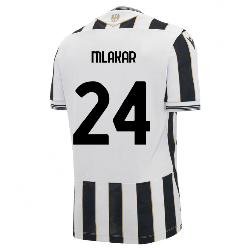 Danxen Women Lorenzo Mlakar #24 Black White Pink Home Jersey 2026/27 T-Shirt