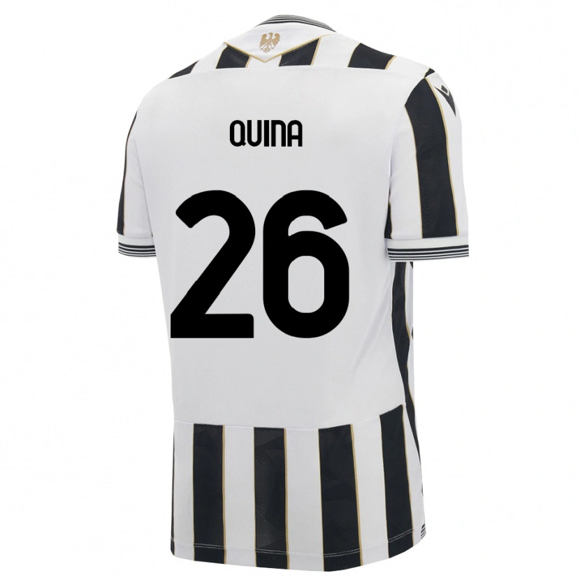 Danxen Women Domingos Quina #26 Black White Pink Home Jersey 2026/27 T-Shirt