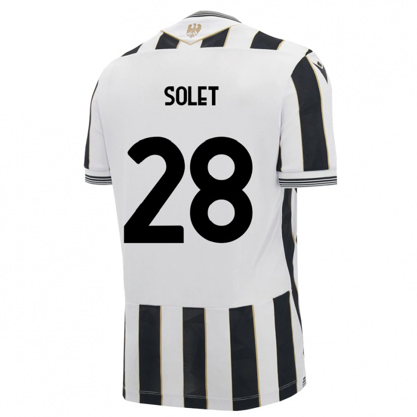Danxen Women Oumar Solet #28 Black White Pink Home Jersey 2026/27 T-Shirt