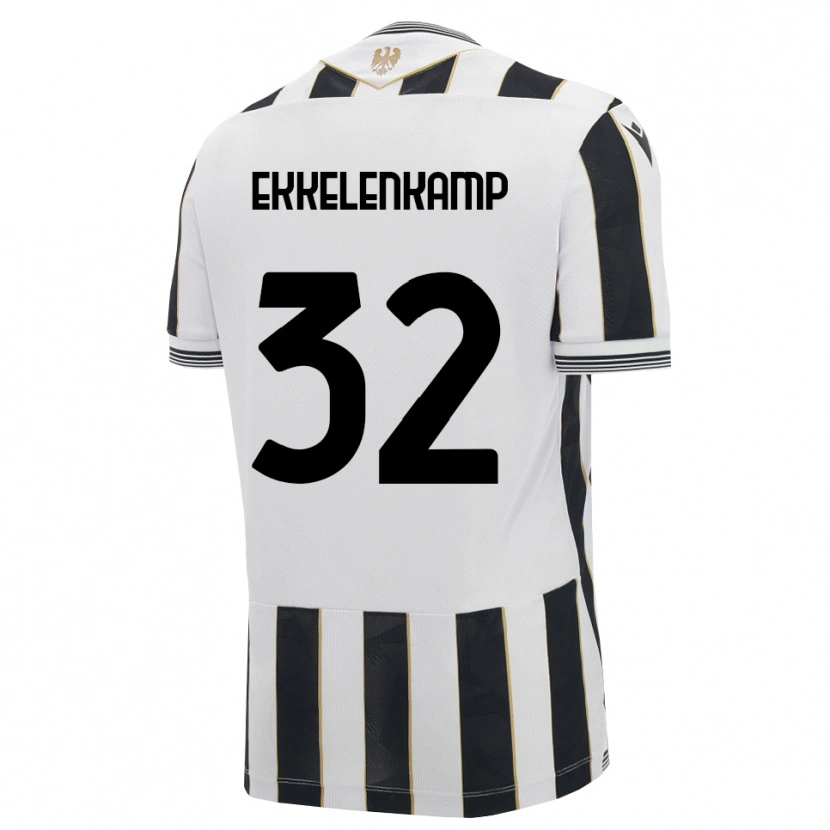 Danxen Women Jurgen Ekkelenkamp #32 Black White Pink Home Jersey 2026/27 T-Shirt
