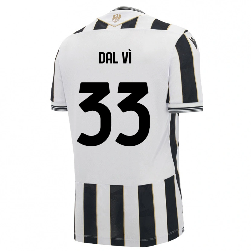 Danxen Women Matteo Dal Vì #33 Black White Pink Home Jersey 2026/27 T-Shirt