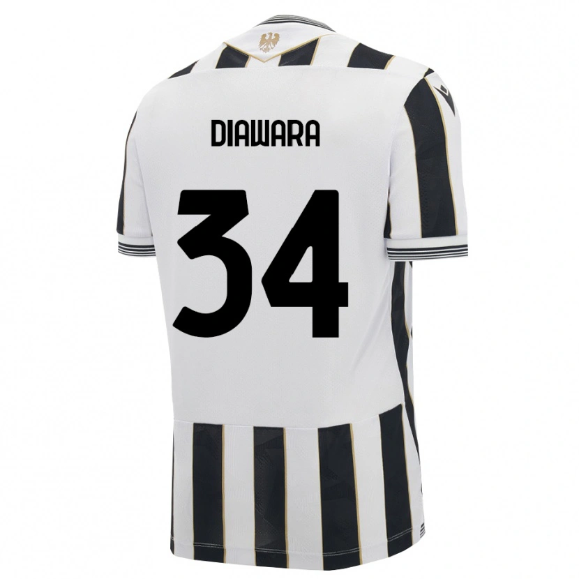 Danxen Women Sekou Diawara #34 Black White Pink Home Jersey 2026/27 T-Shirt