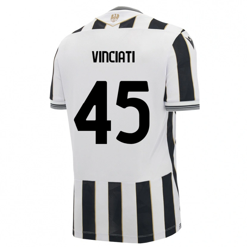 Danxen Women Giulio Vinciati #45 Black White Pink Home Jersey 2026/27 T-Shirt