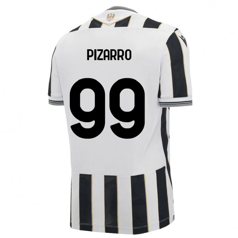 Danxen Women Damián Pizarro #99 Black White Pink Home Jersey 2026/27 T-Shirt