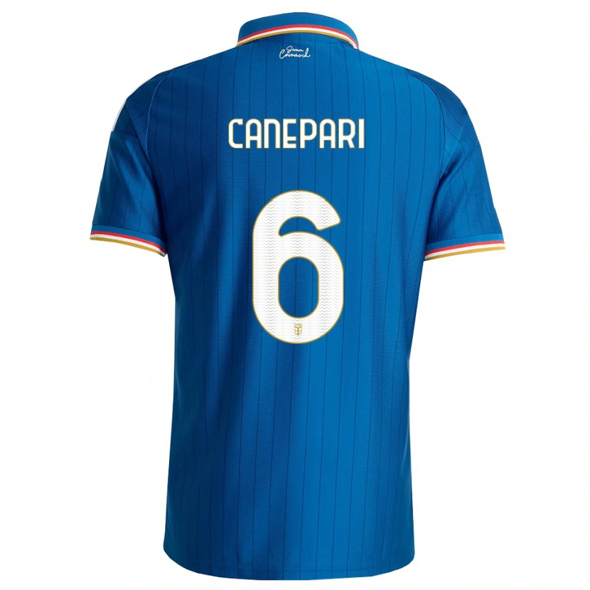 Danxen Women Lorenzo Canepari #6 Blue White Red Home Jersey 2026/27 T-Shirt