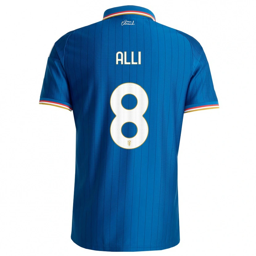Danxen Women Dele Alli #8 Blue White Red Home Jersey 2026/27 T-Shirt