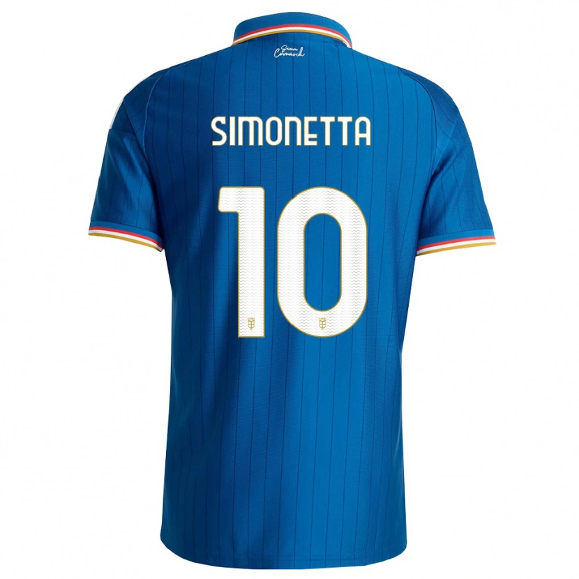 Danxen Women Jacopo Simonetta #10 Blue White Red Home Jersey 2026/27 T-Shirt