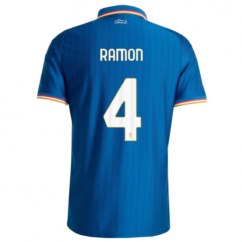 Danxen Women Jacobo Ramón #4 Blue White Red Home Jersey 2026/27 T-Shirt