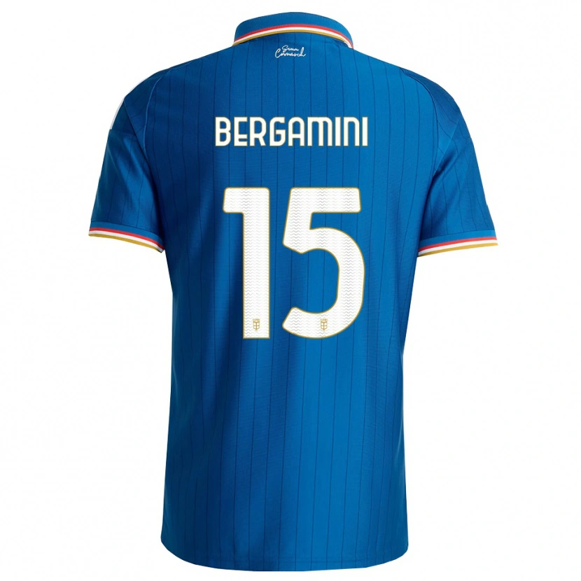 Danxen Women Mattia Bergamini #15 Blue White Red Home Jersey 2026/27 T-Shirt