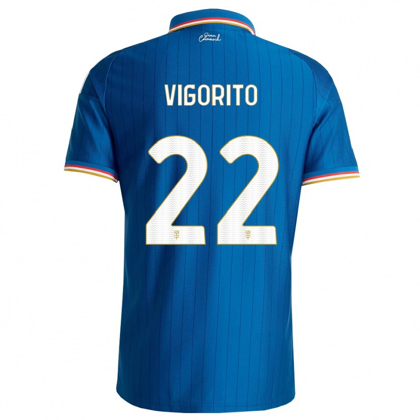 Danxen Women Mauro Vigorito #22 Blue White Red Home Jersey 2026/27 T-Shirt