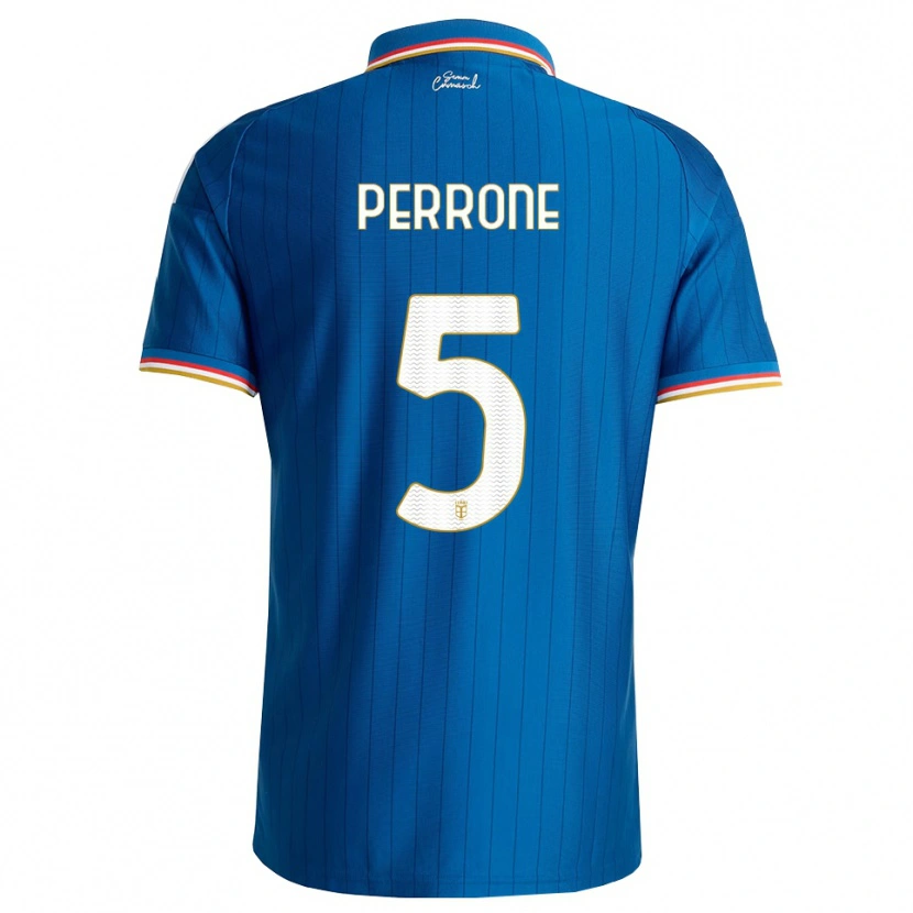 Danxen Women Máximo Perrone #5 Blue White Red Home Jersey 2026/27 T-Shirt