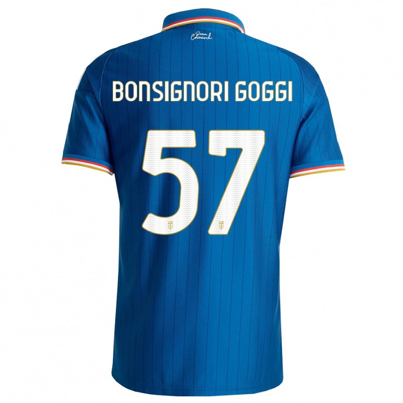 Danxen Women Lorenzo Bonsignori #57 Blue White Red Home Jersey 2026/27 T-Shirt