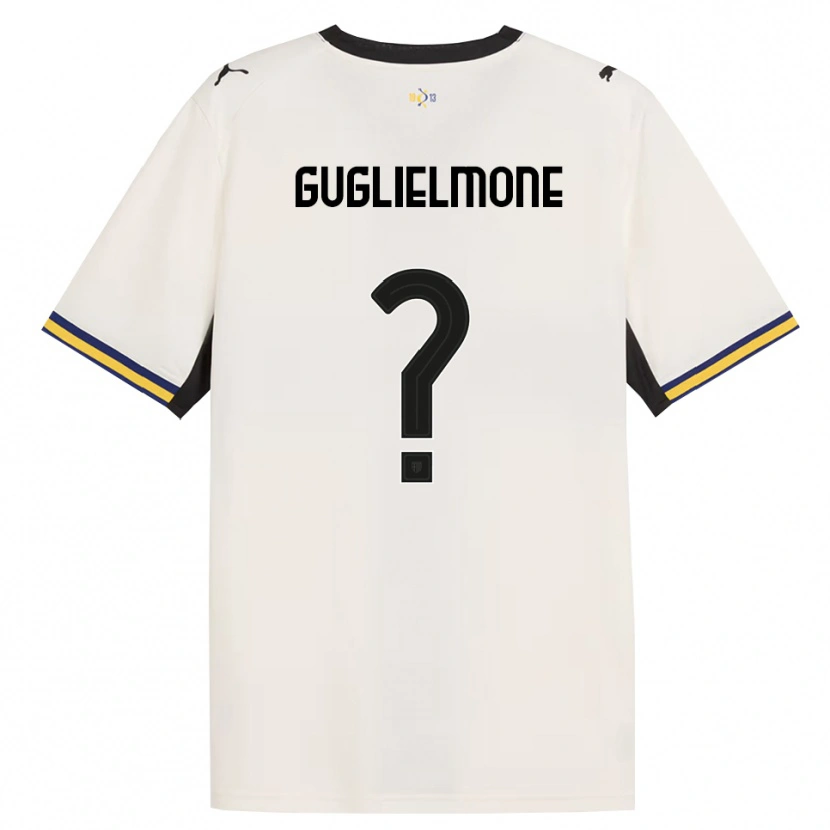 Danxen Women Giovanni Guglielmone #0 Off-White Black Yellow Home Jersey 2026/27 T-Shirt