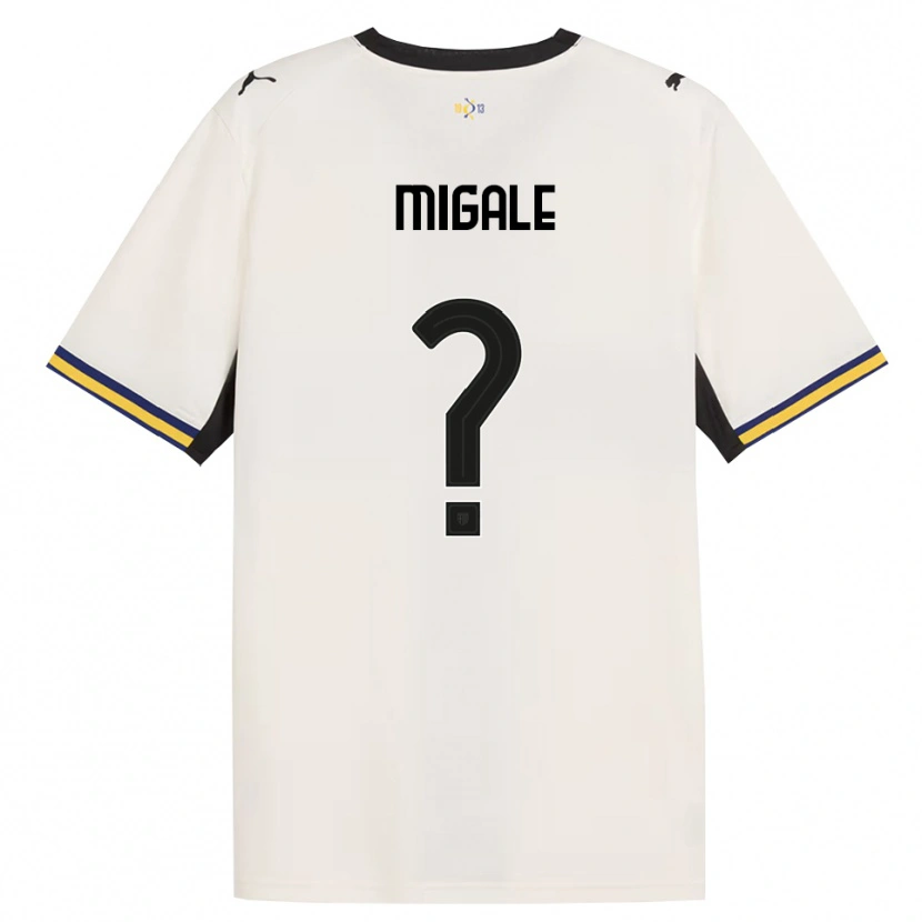Danxen Women Alessandro Migale #0 Off-White Black Yellow Home Jersey 2026/27 T-Shirt