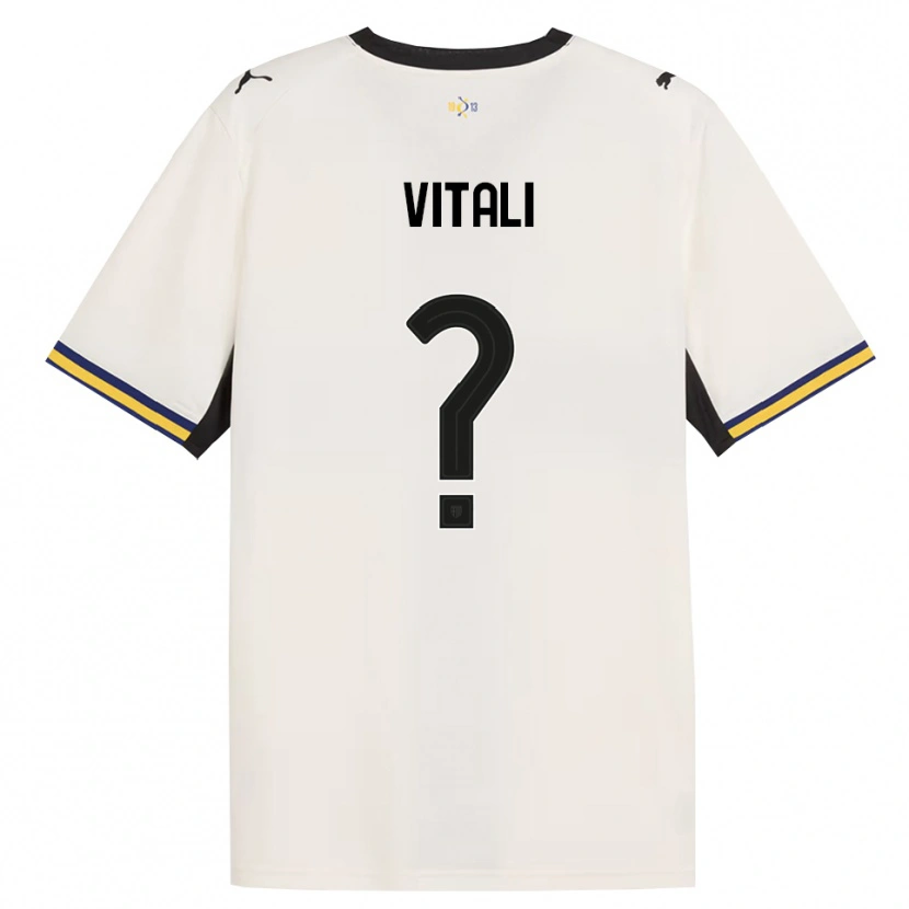Danxen Women Lorenzo Vitali #0 Off-White Black Yellow Home Jersey 2026/27 T-Shirt