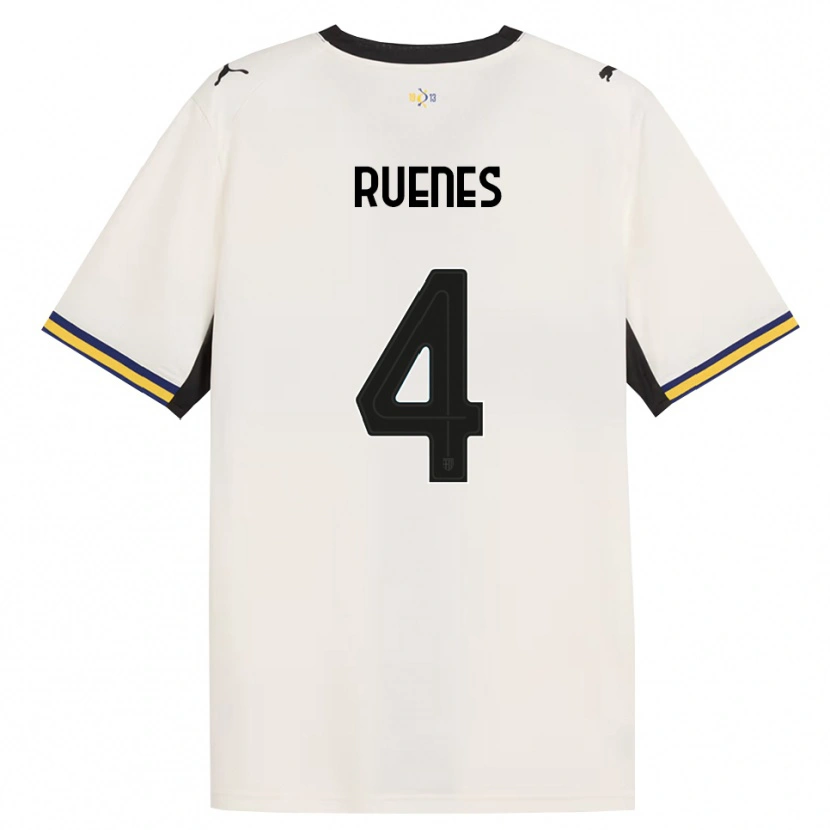 Danxen Women Roger Ruenes #4 Off-White Black Yellow Home Jersey 2026/27 T-Shirt