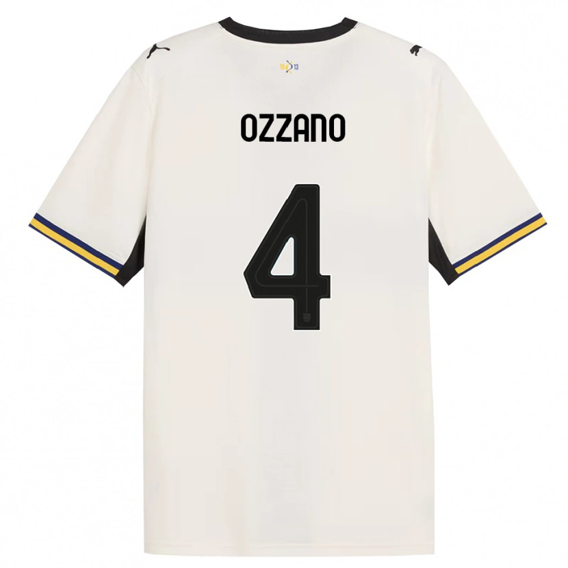Danxen Women Roberto Ozzano #4 Off-White Black Yellow Home Jersey 2026/27 T-Shirt