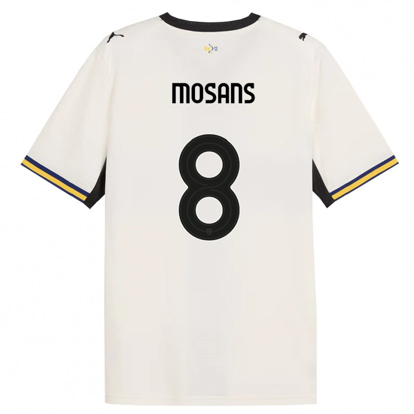 Danxen Women Kristaps Mosans #8 Off-White Black Yellow Home Jersey 2026/27 T-Shirt