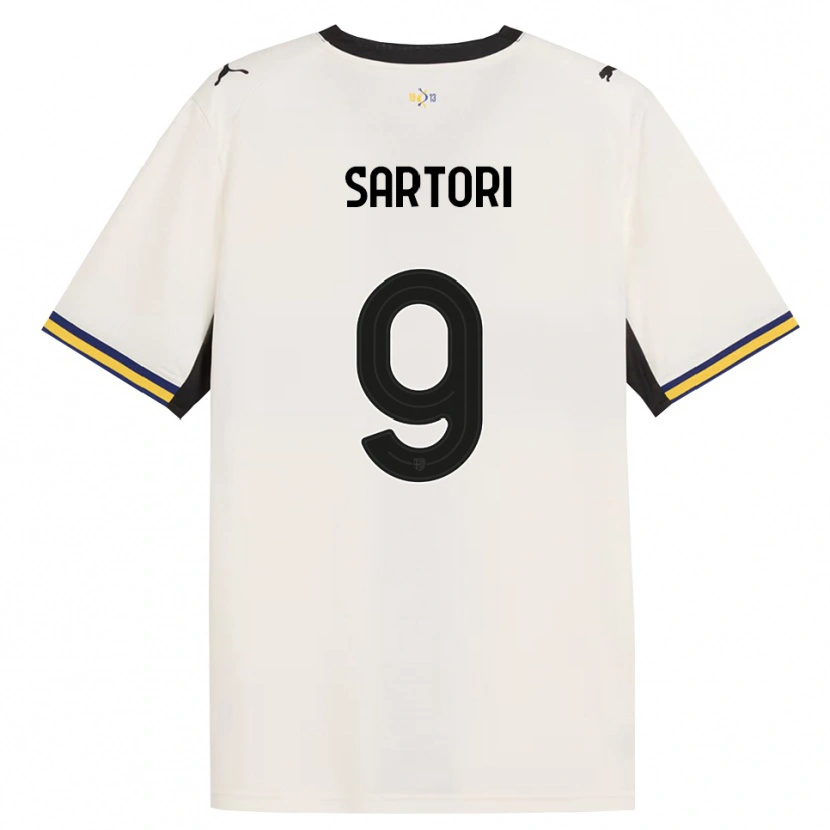 Danxen Women Francesco Sartori #9 Off-White Black Yellow Home Jersey 2026/27 T-Shirt