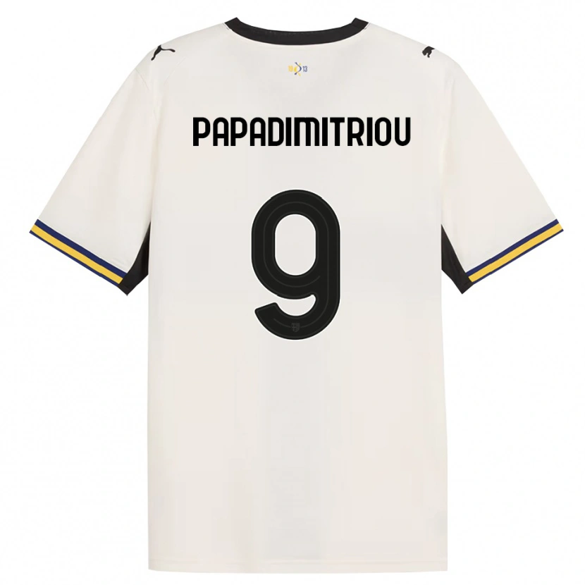 Danxen Women Eirinaios Papadimitriou #9 Off-White Black Yellow Home Jersey 2026/27 T-Shirt