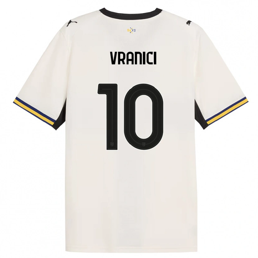 Danxen Women Dean Vranici #10 Off-White Black Yellow Home Jersey 2026/27 T-Shirt