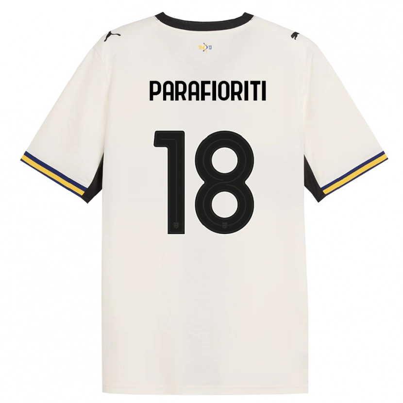 Danxen Women Giovanni Parafioriti #18 Off-White Black Yellow Home Jersey 2026/27 T-Shirt