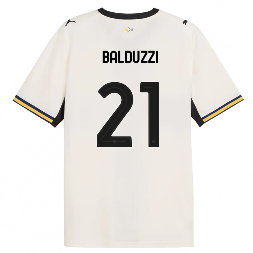 Danxen Women Davide Balduzzi #21 Off-White Black Yellow Home Jersey 2026/27 T-Shirt