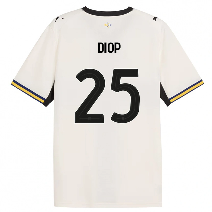 Danxen Women Doro Diop #25 Off-White Black Yellow Home Jersey 2026/27 T-Shirt