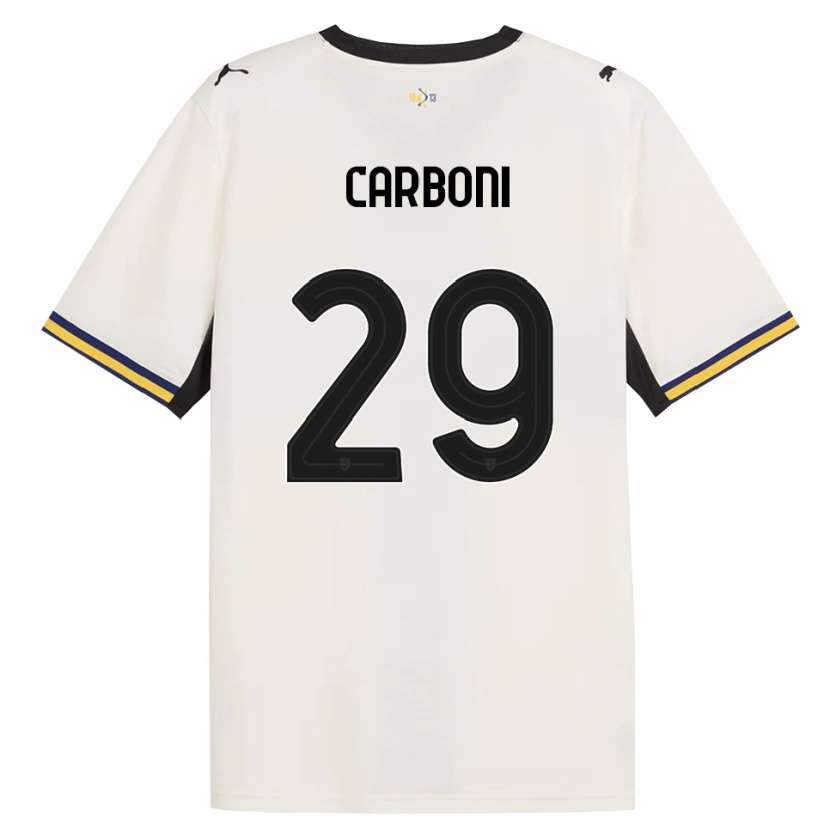Danxen Women Franco Carboni #29 Off-White Black Yellow Home Jersey 2026/27 T-Shirt