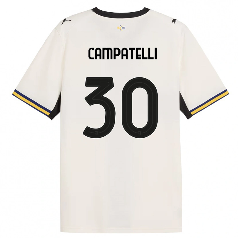 Danxen Women Marco Campatelli #30 Off-White Black Yellow Home Jersey 2026/27 T-Shirt