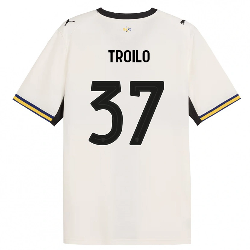 Danxen Women Mariano Troilo #37 Off-White Black Yellow Home Jersey 2026/27 T-Shirt
