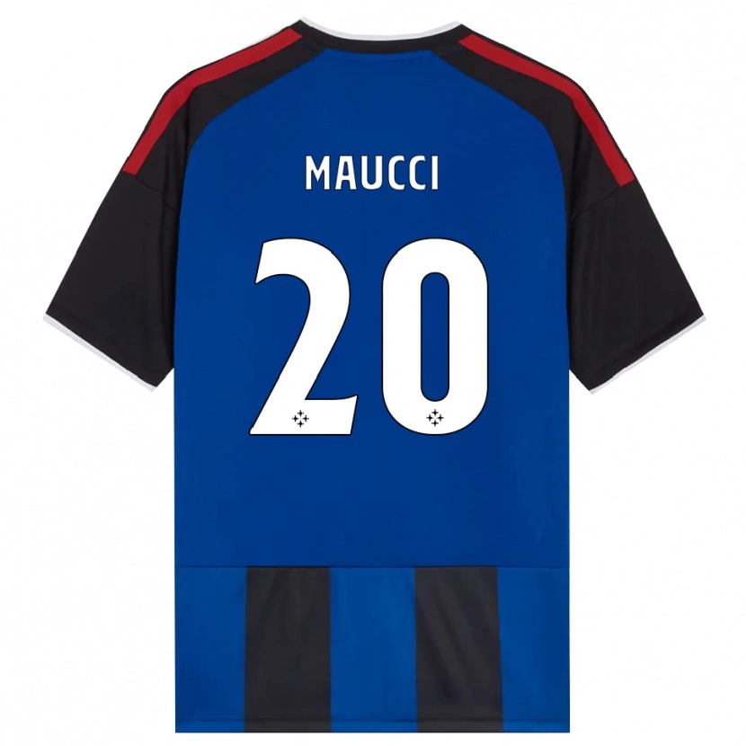 Danxen Women Giacomo Maucci #20 Black Red White Blue Home Jersey 2026/27 T-Shirt