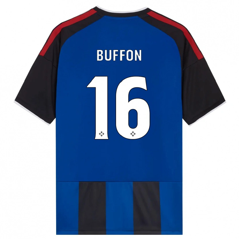 Danxen Women Louis Buffon #16 Black Red White Blue Home Jersey 2026/27 T-Shirt