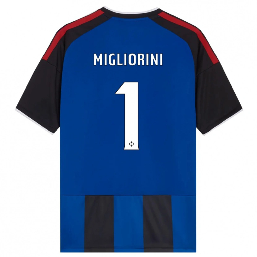 Danxen Women Niccolò Migliorini #1 Black Red White Blue Home Jersey 2026/27 T-Shirt