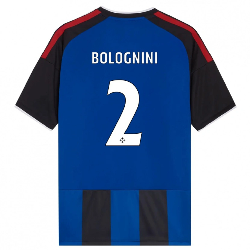 Danxen Women Andrea Bolognini #2 Black Red White Blue Home Jersey 2026/27 T-Shirt