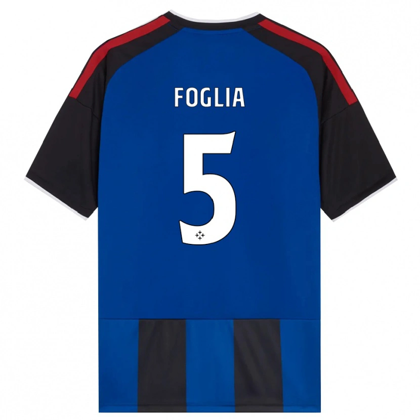 Danxen Women Lorenzo Foglia #5 Black Red White Blue Home Jersey 2026/27 T-Shirt