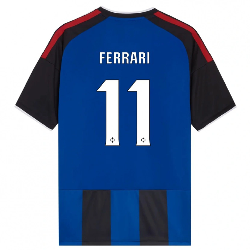 Danxen Women Tommaso Ferrari #11 Black Red White Blue Home Jersey 2026/27 T-Shirt