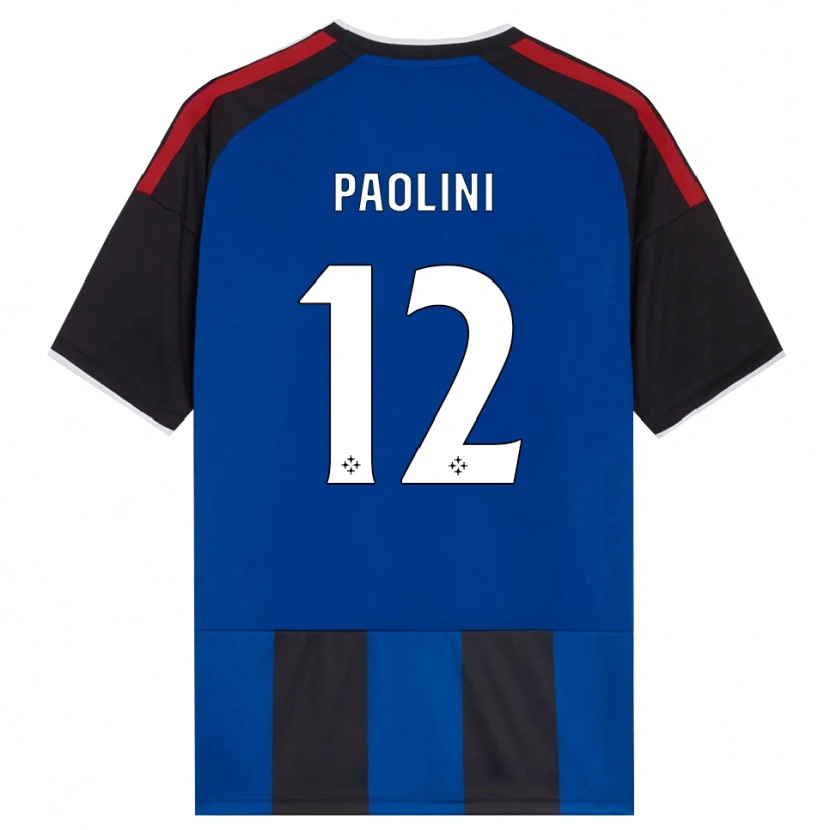Danxen Women Andrea Paolini #12 Black Red White Blue Home Jersey 2026/27 T-Shirt