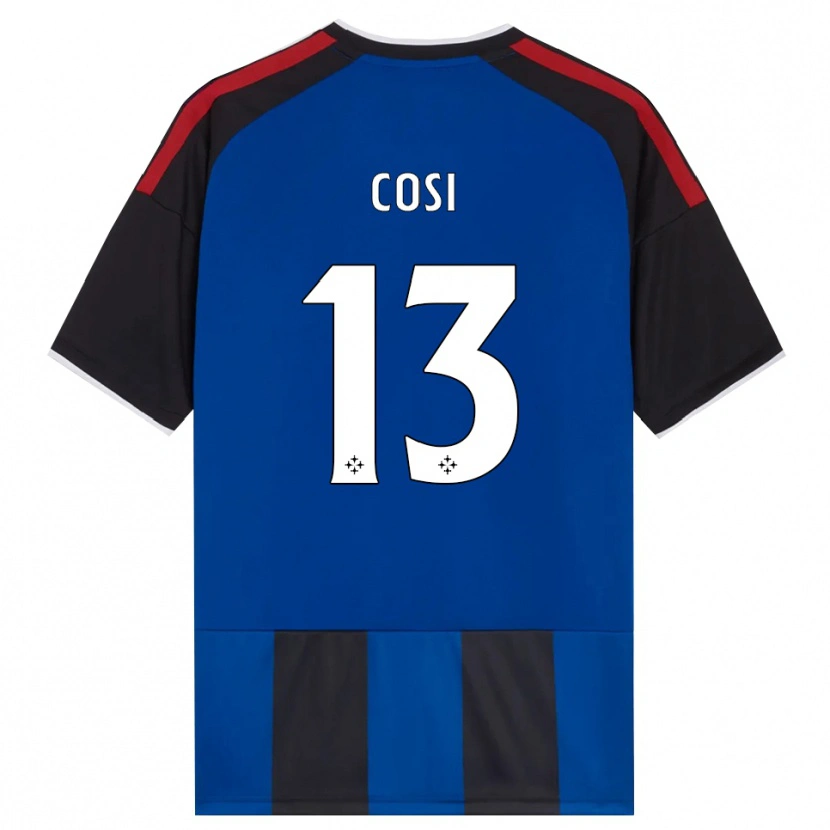 Danxen Women Tommaso Cosi #13 Black Red White Blue Home Jersey 2026/27 T-Shirt