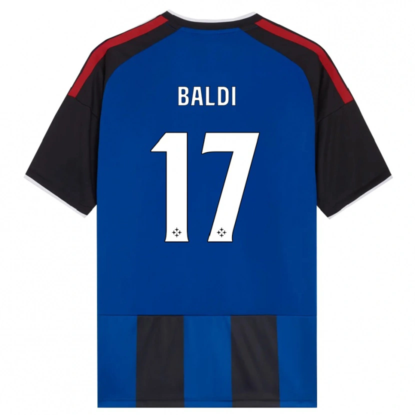 Danxen Women Andrea Baldi #17 Black Red White Blue Home Jersey 2026/27 T-Shirt