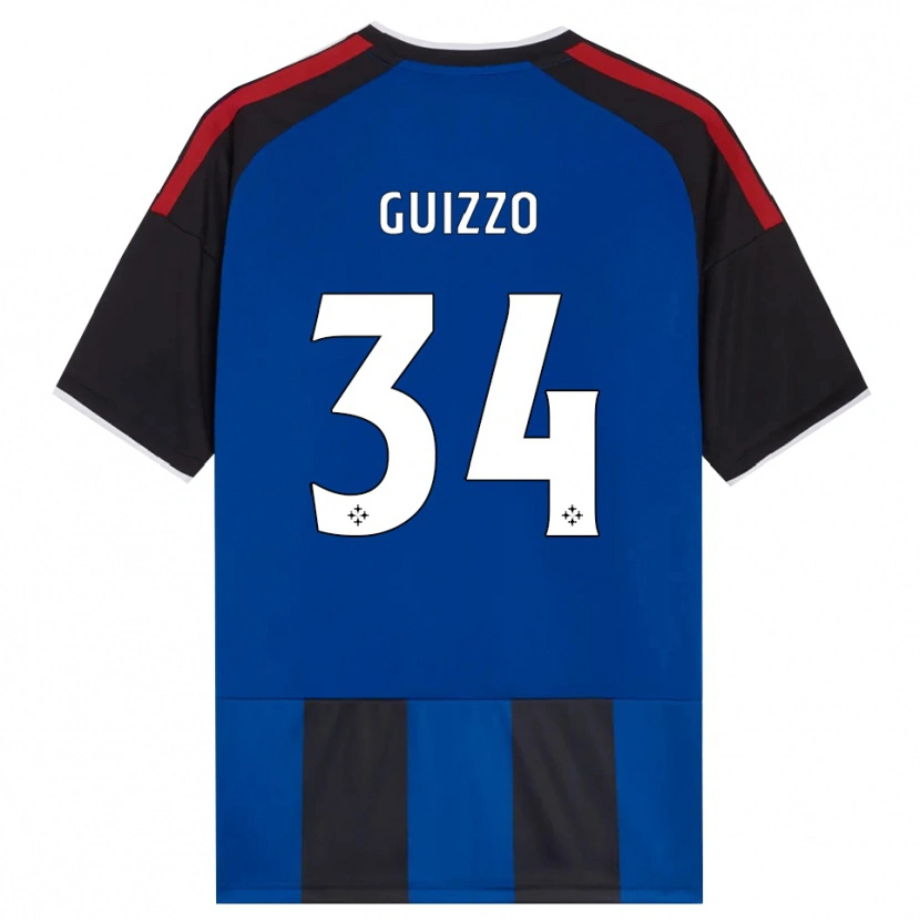 Danxen Women Tommaso Guizzo #34 Black Red White Blue Home Jersey 2026/27 T-Shirt