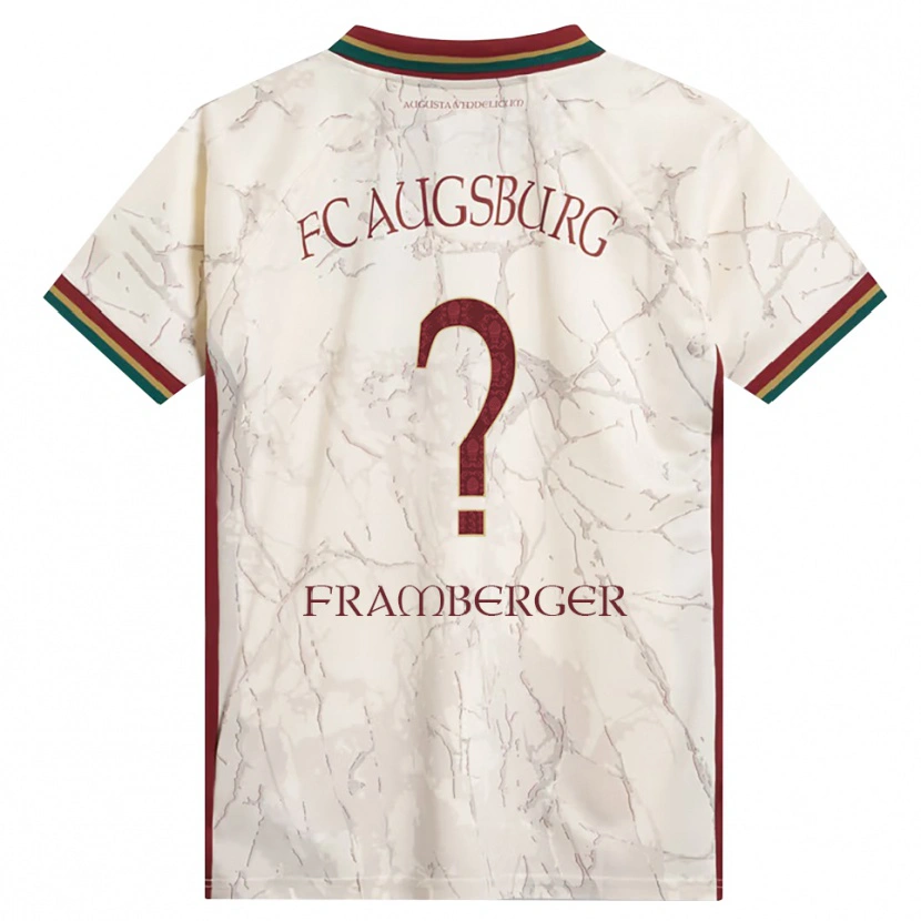 Danxen Women Raphael Framberger #0 Green Rice White Burgundy Home Jersey 2026/27 T-Shirt