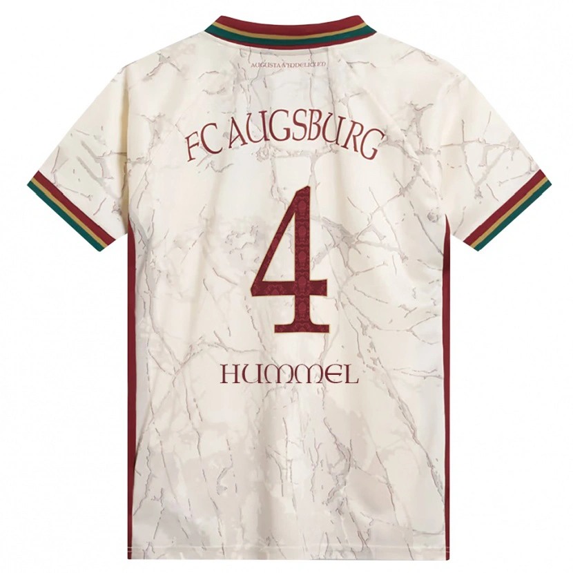 Danxen Women Niklas Hummel #4 Green Rice White Burgundy Home Jersey 2026/27 T-Shirt