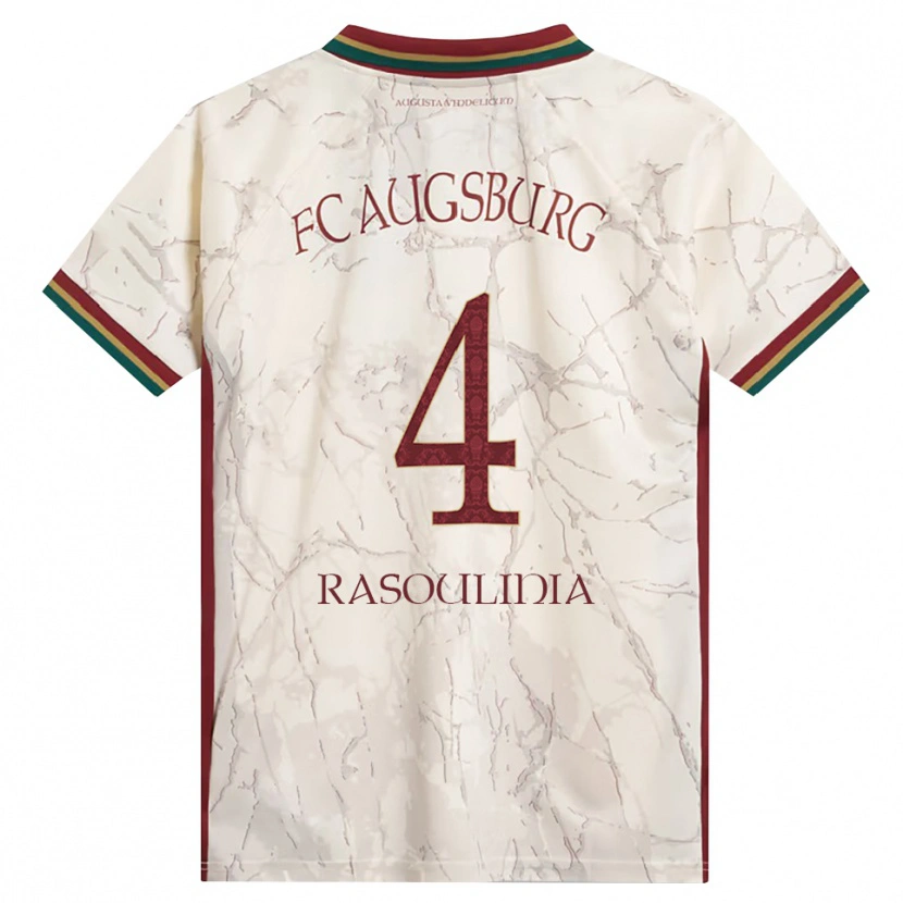 Danxen Women Nick Rasoulinia #4 Green Rice White Burgundy Home Jersey 2026/27 T-Shirt