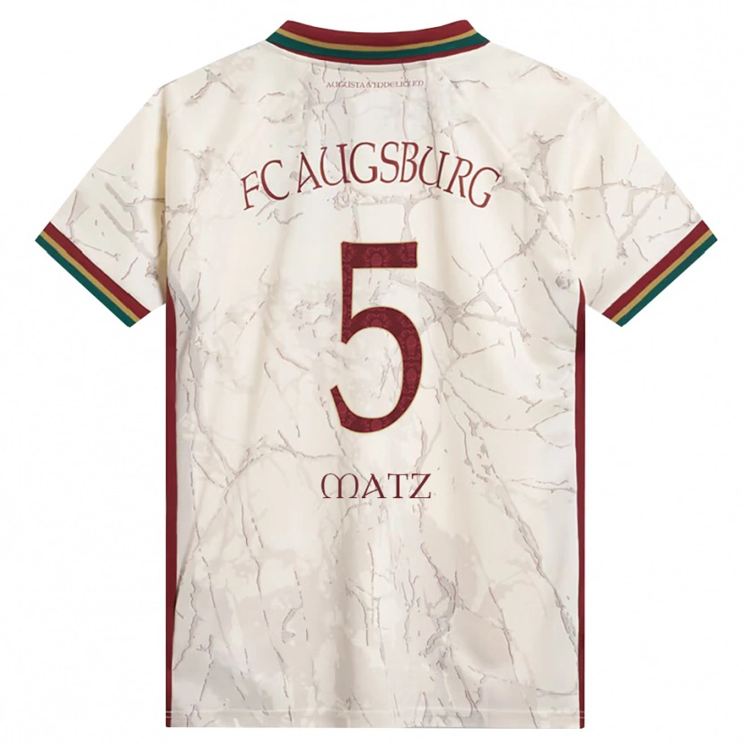 Danxen Women Maximilian Matz #5 Green Rice White Burgundy Home Jersey 2026/27 T-Shirt