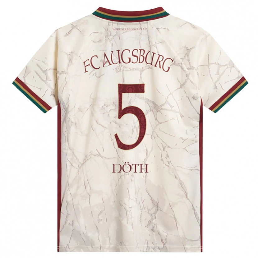 Danxen Women Antonia Nöth #5 Green Rice White Burgundy Home Jersey 2026/27 T-Shirt