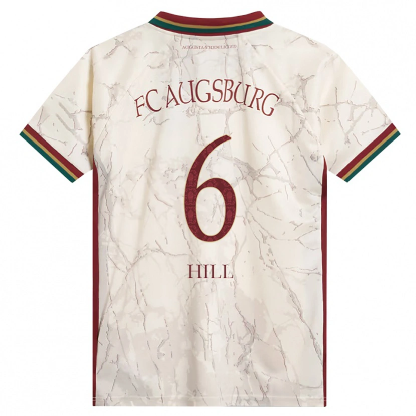 Danxen Women Niklas Hill #6 Green Rice White Burgundy Home Jersey 2026/27 T-Shirt
