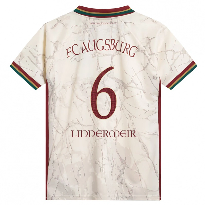 Danxen Women Dominik Lindermeir #6 Green Rice White Burgundy Home Jersey 2026/27 T-Shirt