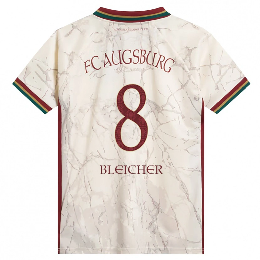 Danxen Women Franz Xaver Bleicher #8 Green Rice White Burgundy Home Jersey 2026/27 T-Shirt